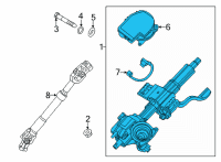 OEM 2021 Hyundai Elantra COLUMN ASSY-STEERING Diagram - 56310-BY050