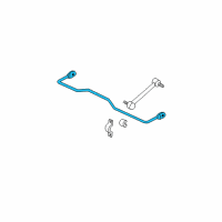 OEM 2009 Chevrolet Impala Shaft, Rear Stabilizer Diagram - 10351314