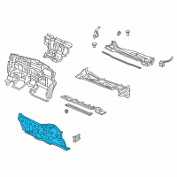 OEM Honda Dashboard LWR Com Diagram - 61500-T0A-A00ZZ