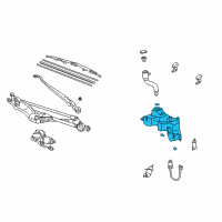 OEM Lexus Jar, Washer, A Diagram - 85315-24110