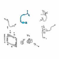 OEM 2009 Toyota Sequoia Suction Hose Diagram - 88712-0C130