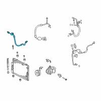 OEM 2009 Toyota Sequoia Discharge Hose Diagram - 88711-0C140