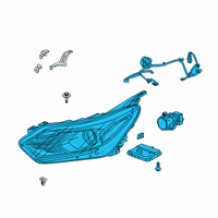 OEM Chevrolet Equinox Composite Assembly Diagram - 84753439