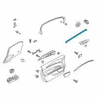 OEM 2013 Lincoln MKZ Belt Weatherstrip Diagram - DP5Z-5421456-A