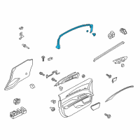 OEM 2014 Lincoln MKZ Window Molding Diagram - DP5Z-5451753-AB