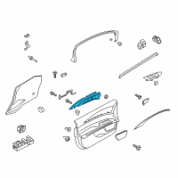 OEM 2014 Lincoln MKZ Handle, Inside Diagram - DP5Z-5422601-AA