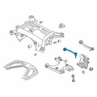 OEM 2014 BMW M6 Gran Coupe Toe Arm With Ball Joint Diagram - 33-32-2-284-132