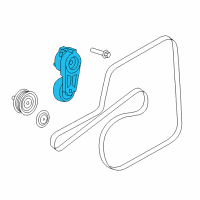 OEM Dodge Magnum TENSIONER-Chain Diagram - 53021582AD