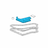 OEM Pontiac Grand Am Automatic Transmission Filter Diagram - 24227477