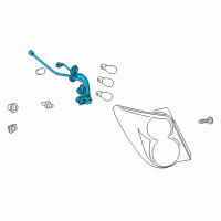 OEM 2014 Chevrolet Sonic Socket & Wire Diagram - 42407870