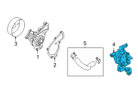 OEM 2022 Hyundai Sonata Case Assembly Diagram - 25110-2J650