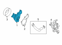 OEM 2020 Hyundai Sonata Pump Assembly-Coolant Diagram - 25100-2J600