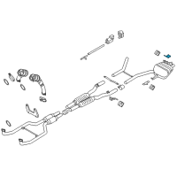 OEM 2014 BMW 650i xDrive Gran Coupe Bracket, Rear Silencer, Rear Left Diagram - 18-30-7-605-460