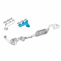 OEM 2004 Ford Explorer Sport Trac Manifold Diagram - 1L2Z-9431-CB