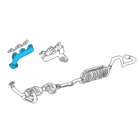 OEM 1998 Ford Explorer Manifold Diagram - YU3Z-9430-BA