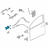 OEM 2014 Honda Civic Handle Assembly, Passenger Side Inside (Warm Gray) Diagram - 72120-TR3-A01ZB