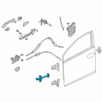 OEM 2012 Honda Civic Checker, Left Front Door Diagram - 72380-TR0-A01