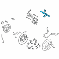 OEM Kia Sportage Pad Kit-Rear Disc Brake Diagram - 58302D9A75