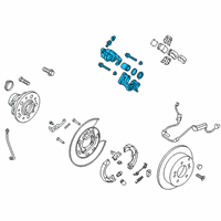 OEM 2021 Kia Sportage Caliper Kit-Rear Brake Diagram - 58311D9A75