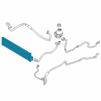 OEM 2012 BMW ActiveHybrid 5 Radiator Diagram - 17-11-7-631-019