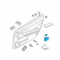 OEM 2000 Infiniti Q45 Lamp Assembly-Door Step Diagram - 26420-6P100