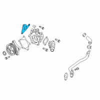 OEM 2018 Chevrolet Spark Water Pump Assembly Gasket Diagram - 12635752