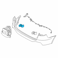 OEM Kia Sorento Ultrasonic Sensor As Diagram - 95720C6000BK1