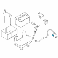 OEM 2010 Nissan Maxima Screw Diagram - 01456-00411