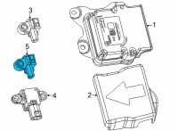 OEM Jeep Wagoneer SENSOR-ACCELERATION Diagram - 68430040AA