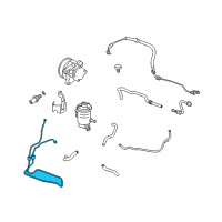 OEM 2008 Honda Accord Cooler, Power Steering Oil Diagram - 53765-TA0-000