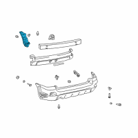 OEM Pontiac Vibe Splash Shield Diagram - 88970444