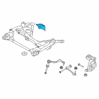 OEM 2016 BMW 340i Heat Protection Plate Right Diagram - 31-10-6-862-861