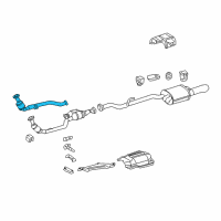 OEM Chrysler Crossfire Catalytic Converter Diagram - 5114404AA