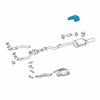 OEM 2007 Chrysler Crossfire Shield-Exhaust Diagram - 5097485AA