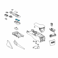 OEM 2021 Lexus IS350 Pad, Console Box SIL Diagram - 58837-24020