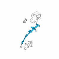 OEM 2008 Toyota Corolla Column Assembly Diagram - 45250-02410