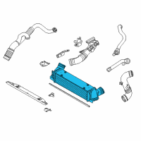 OEM 2011 BMW 1 Series M Charge-Air Cooler Diagram - 17-51-7-540-035