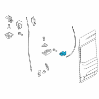 OEM Ford Transit-150 Latch Diagram - BK3Z-6143289-D