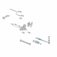 OEM 2012 Acura ZDX Set, Inner Ball Joint Diagram - 53010-SZN-A01