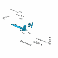 OEM 2010 Acura ZDX G/Box Complete Power Steering Diagram - 53601-SZN-A01