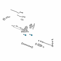 OEM Acura ZDX Damper Valve Assembly Diagram - 53680-SZN-A01