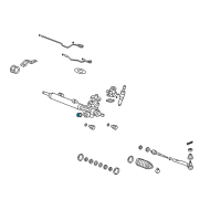 OEM 2012 Honda Odyssey Bush, Mounting Diagram - 53685-SHJ-A02