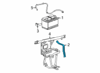 OEM 2022 Chevrolet Suburban Hold Down Diagram - 84520997