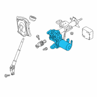 OEM 2016 Chevrolet City Express Column Assembly Diagram - 19318094