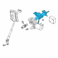 OEM 2016 Chevrolet City Express Upper Shaft Diagram - 19316660