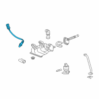 OEM 2008 Pontiac Torrent Rear Oxygen Sensor Diagram - 12608693