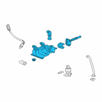 OEM 2006 Pontiac Torrent Canister Asm, Evap Emission Diagram - 19121740