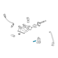 OEM 2005 Saturn Relay EGR Valve Gasket Diagram - 12593632