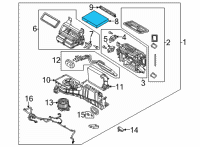 OEM 2022 Ford Bronco FILTER - POLLEN Diagram - MB3Z-19N619-A