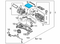 OEM 2021 Ford Bronco FILTER - POLLEN Diagram - MB3Z-19N619-A